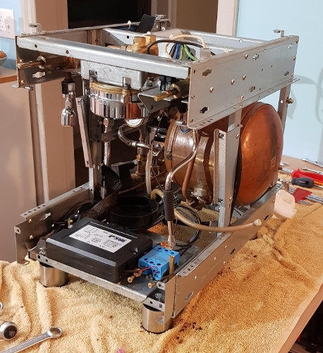 revision of an espresso machine
